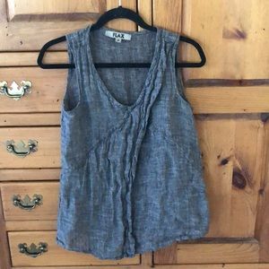 FLAX linen tank top